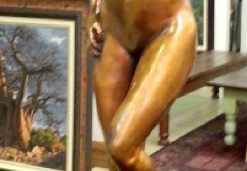 3107 Standing Nude 4/15 Bronze Sculpture Brandon Borgelt, R75,000.00