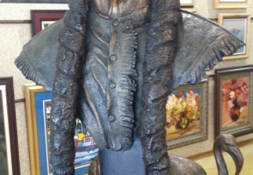 S3108 Sitting Bull Bronze Sculpture Brandon Borgelt, R145,000.00