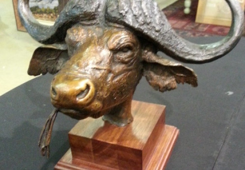 S3111 Buffalo Head 1/25 Bronze Sculpture Brandon Borgelt R48,000.00