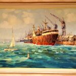 Wessel Marais - Durban Harbour Scene