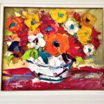 Corne Weideman - Colourful flower study