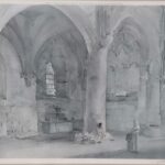 Russel Flint - Lady in church ltd edition print