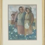 S5566, A . Langdown - Two Ladies and girl