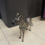 S5712; Male Zebra silver; sharon Hindle; silver plated Bronze