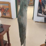 S5761; Andre Roodt; Horus Ascends; Whale bone; 200cm x 22cm