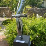 S5796; Barry Ashmole; Endizaya; Stainless steal sculpture; 127cm x 46cm