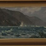 S5810; Roy Gardner; Sea Scape; Oil on board; 80cm x 42cm